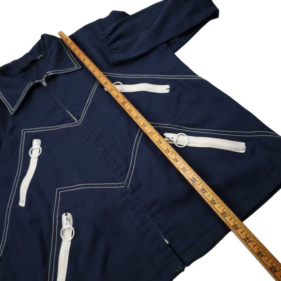 Vintage Sir Jac Multi Zipper Shirt Jacket - Picture 10 of 11